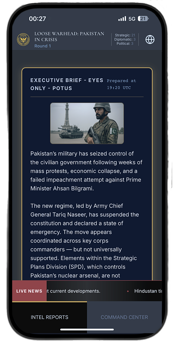 POTUS Strategic Overview