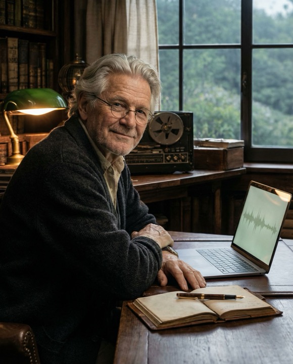 Edmund Grey portrait in his study